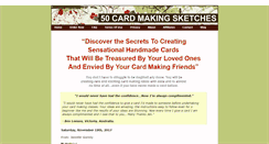 Desktop Screenshot of 50cardmakingsketches.com