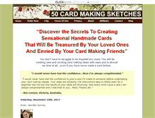 Tablet Screenshot of 50cardmakingsketches.com